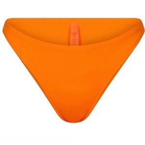 Skims NWT orange mid coverage bottoms size L
